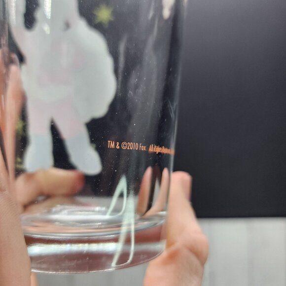 The Simpsons Christmas Pint Drinking Glass Tumbles 6'' Christmas Gift 2010 - Picture 4 of 9